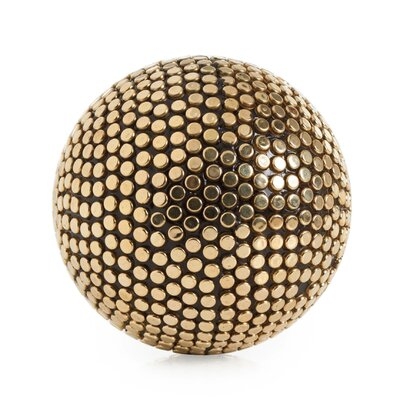 Voorhees Studded Decor Ball Sculpture - Image 0