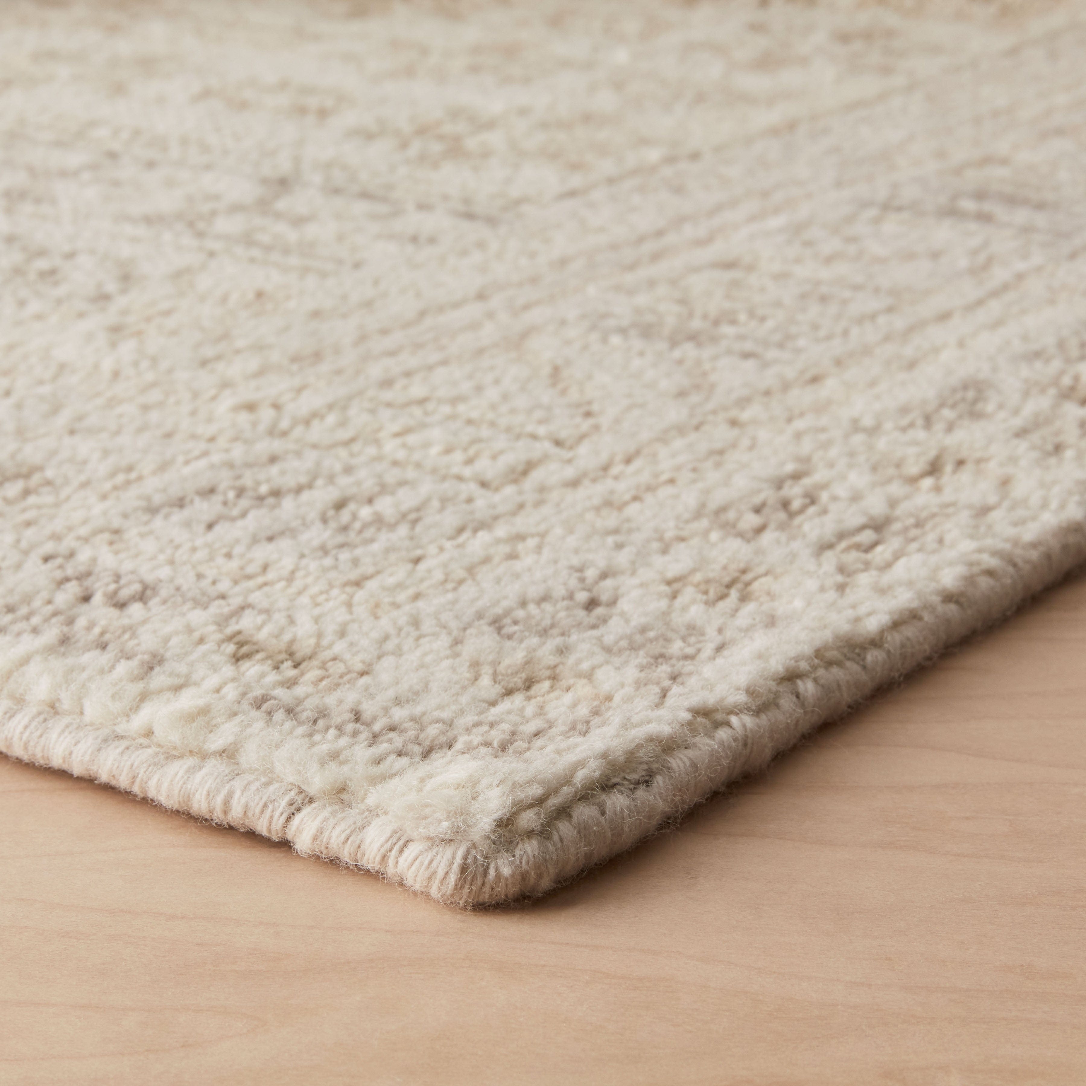 The Citizenry Lahar Hand-Knotted Accent Rug | 2' x 3' | Ecru - Image 2
