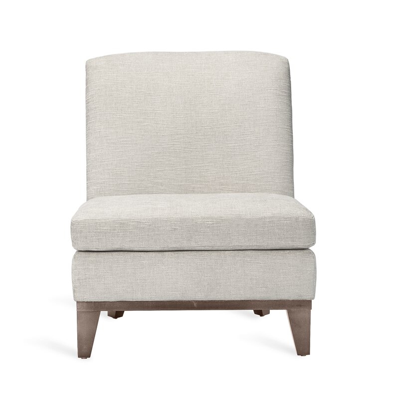 Interlude Belinda Lounge Chair Upholstery Color: Pearl - Image 0