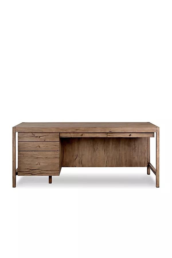 Suspension Oak Desk - Image 0