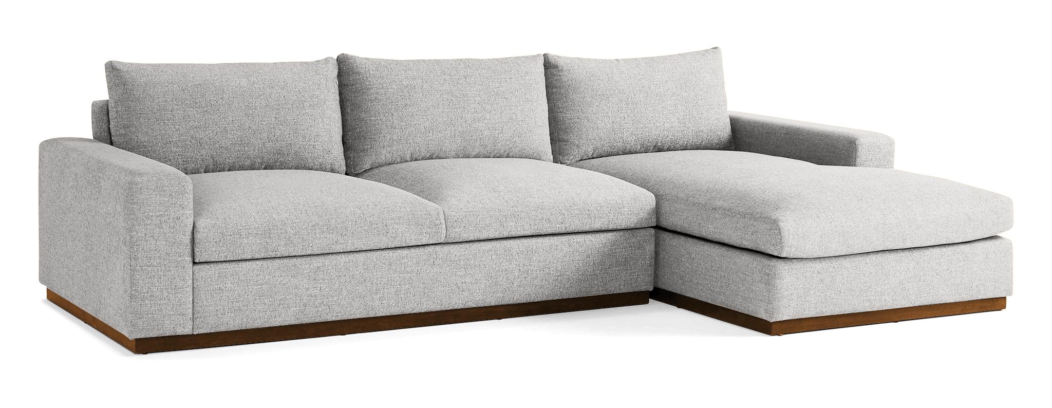 Holt Sectional with Storage - Milo Dove - Image 1