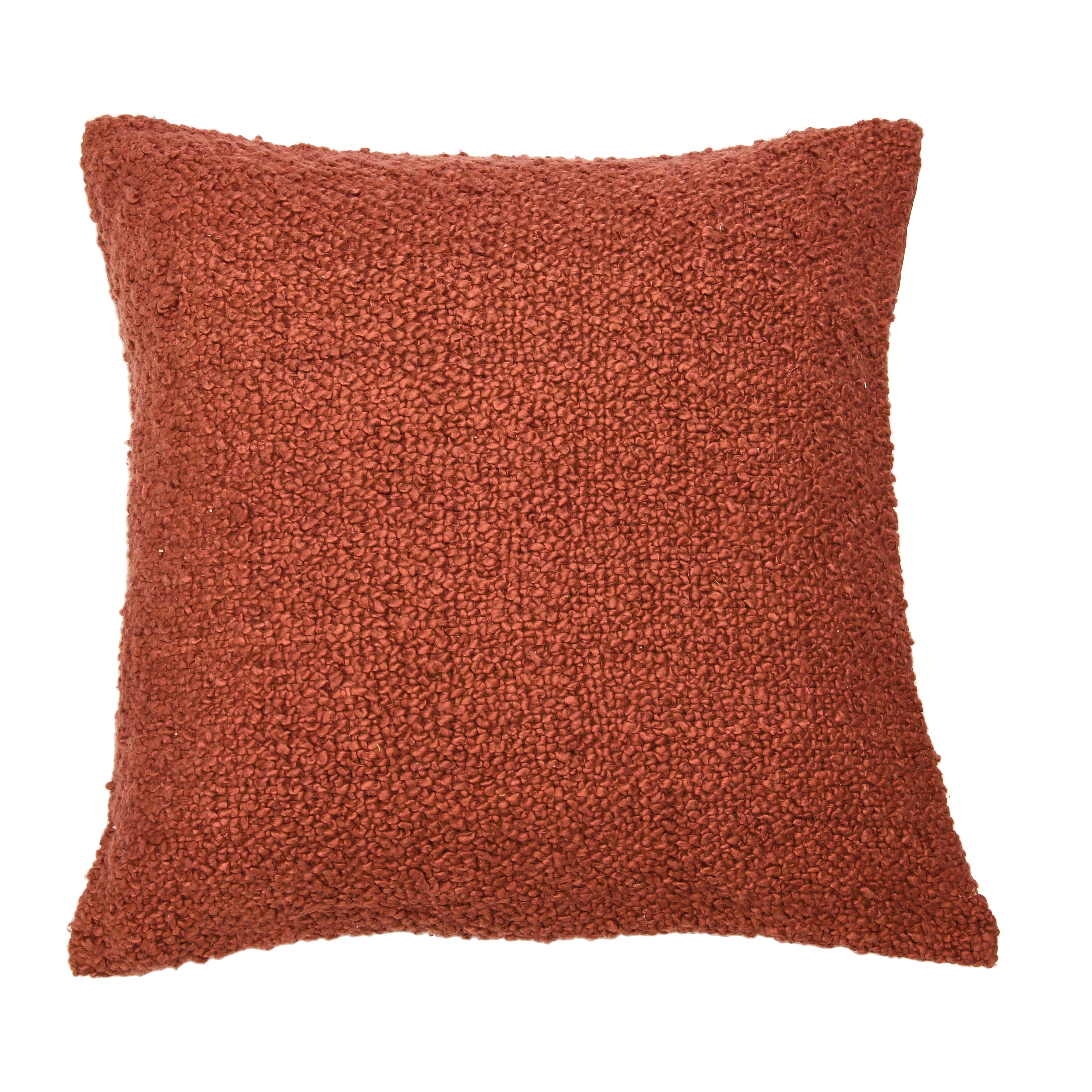 20" Square Boucle Cotton Pillow - Image 0