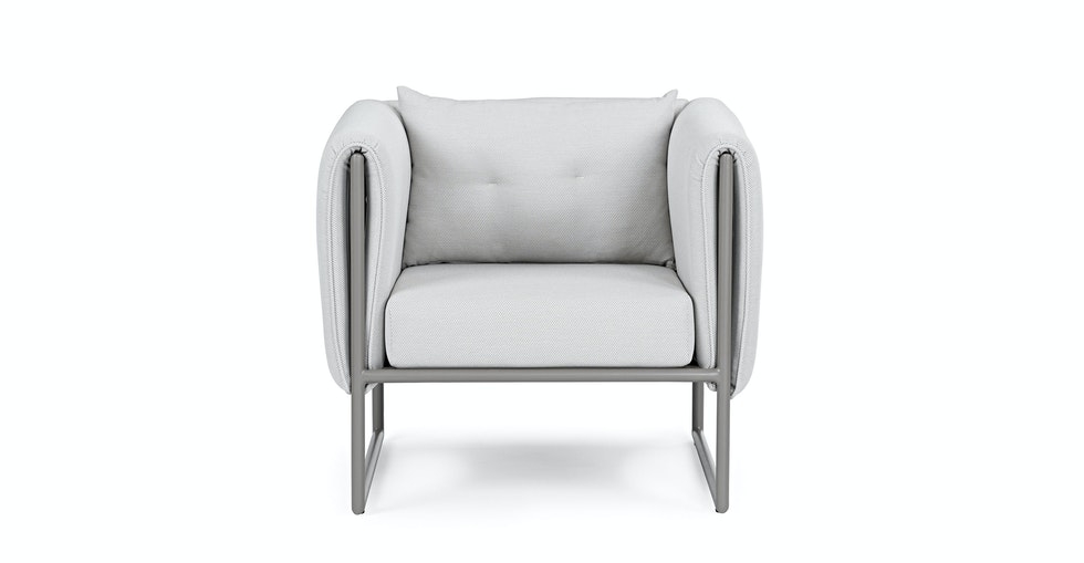 Ostara Whisper Gray Lounge Chair - Image 0