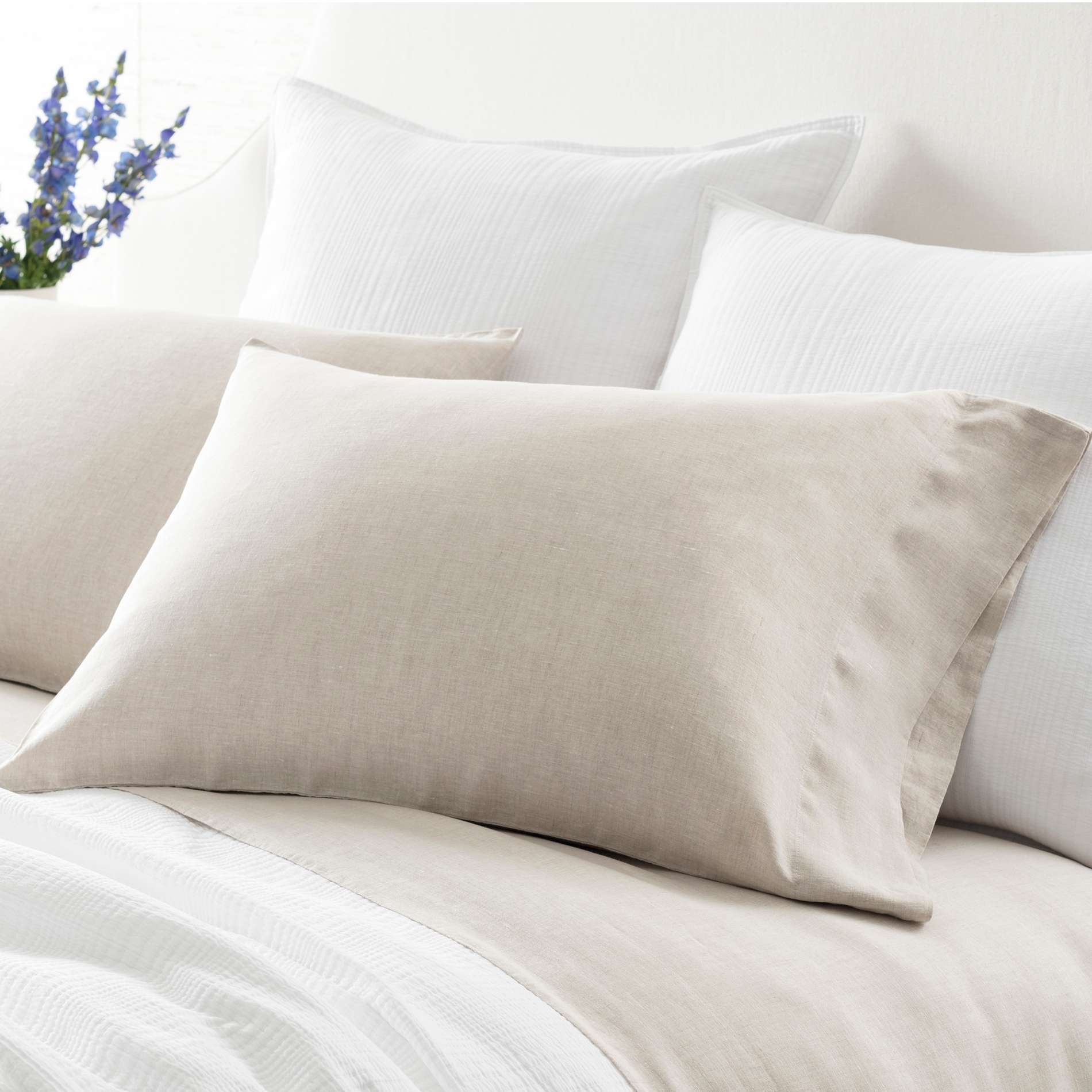 Lush Linen Natural Pillowcases - Image 0