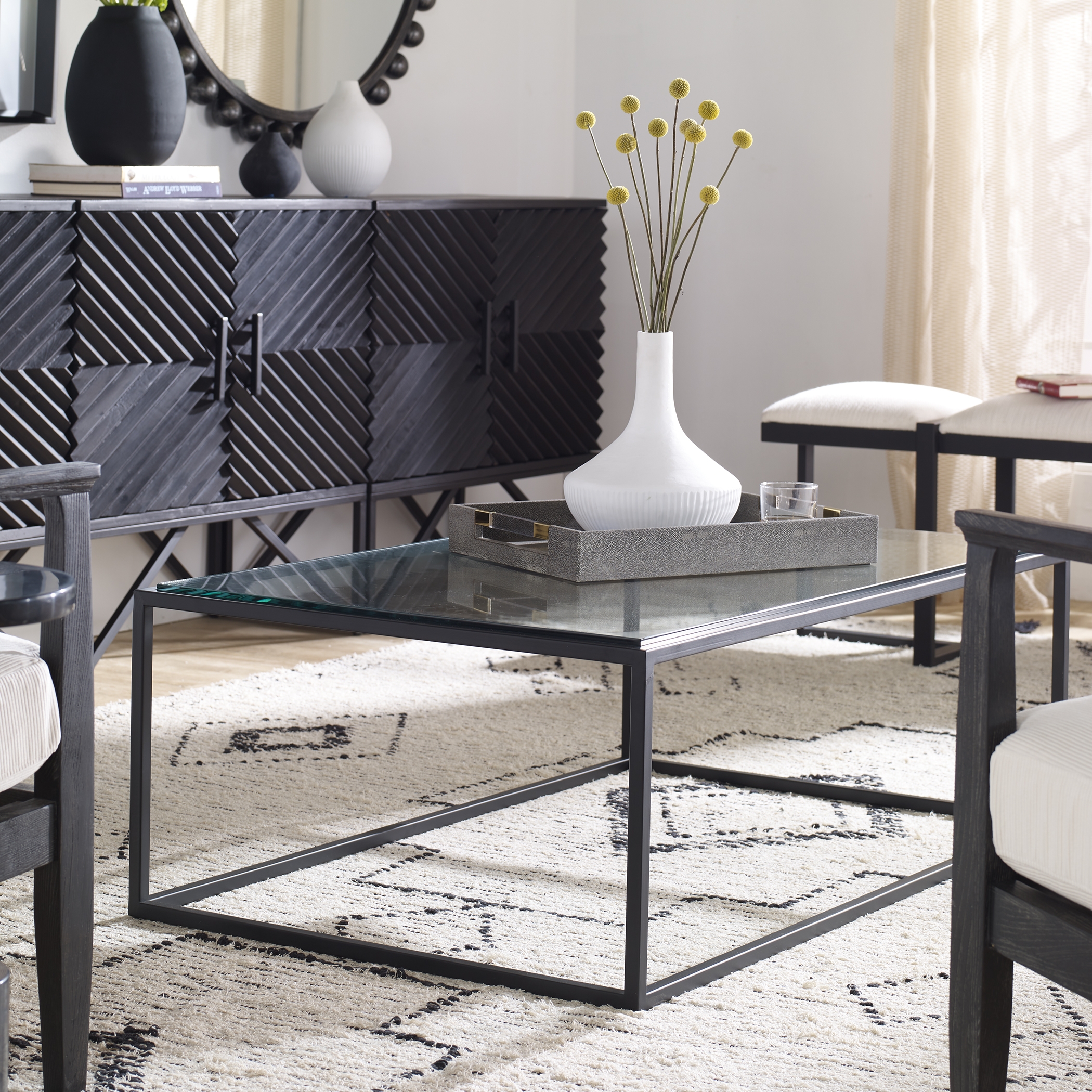 Bravura Black Coffee Table - Image 1