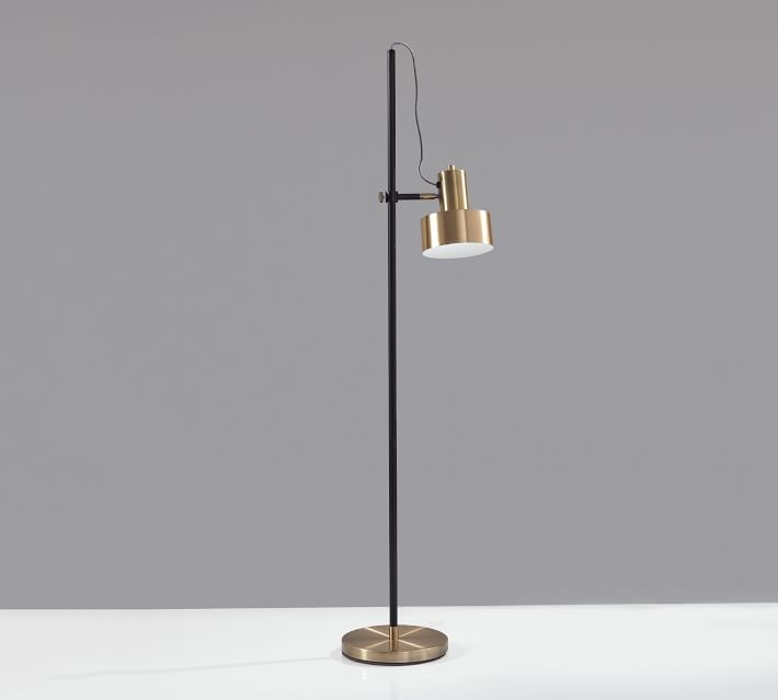 Stanton Floor Lamp, Brass - Image 3
