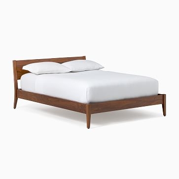 Roan Bed, Full, Cool Walnut - Image 1