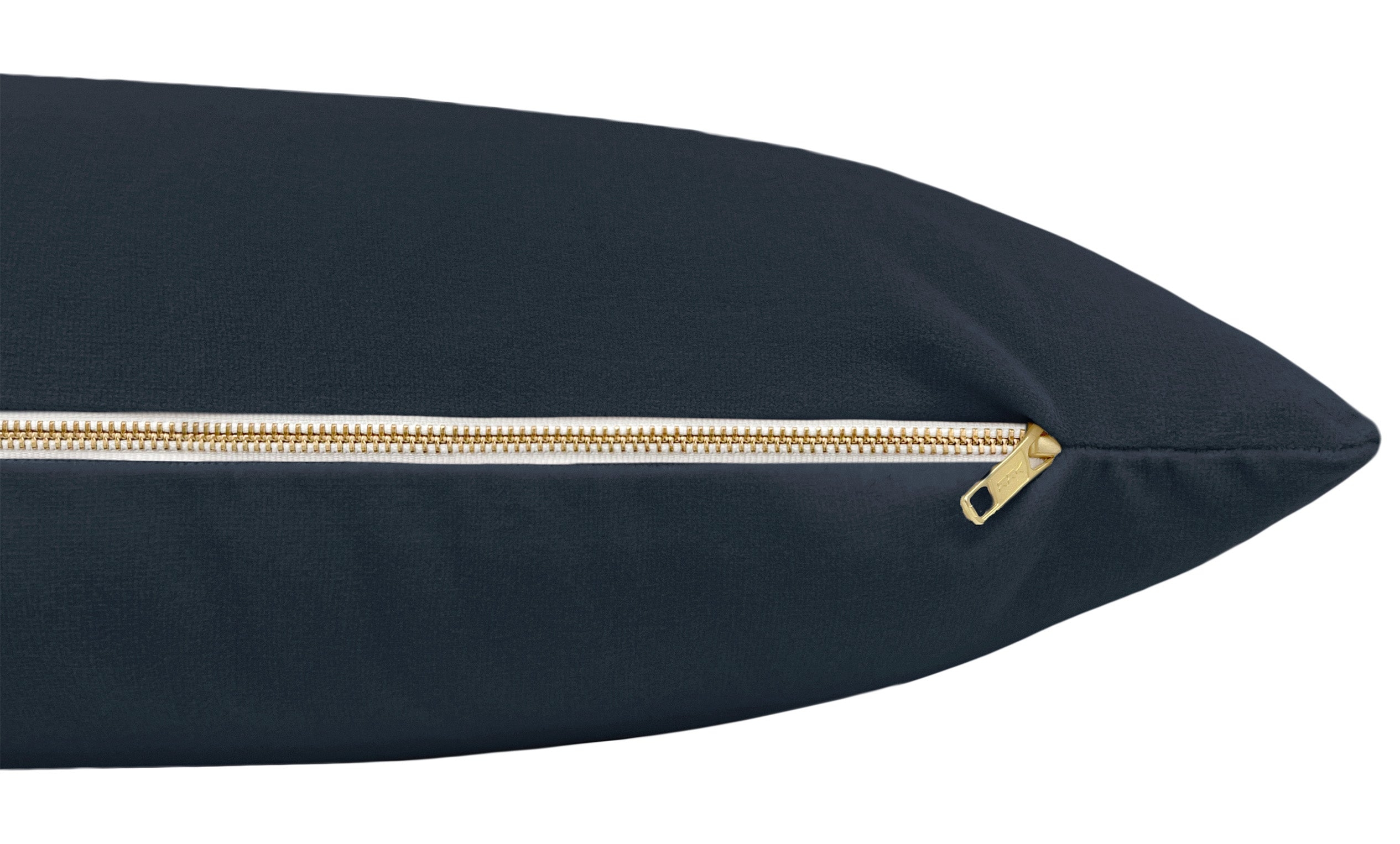 THE XL LUMBAR :: SIGNATURE VELVET // PRUSSIAN BLUE - BY THE YARD - Image 1