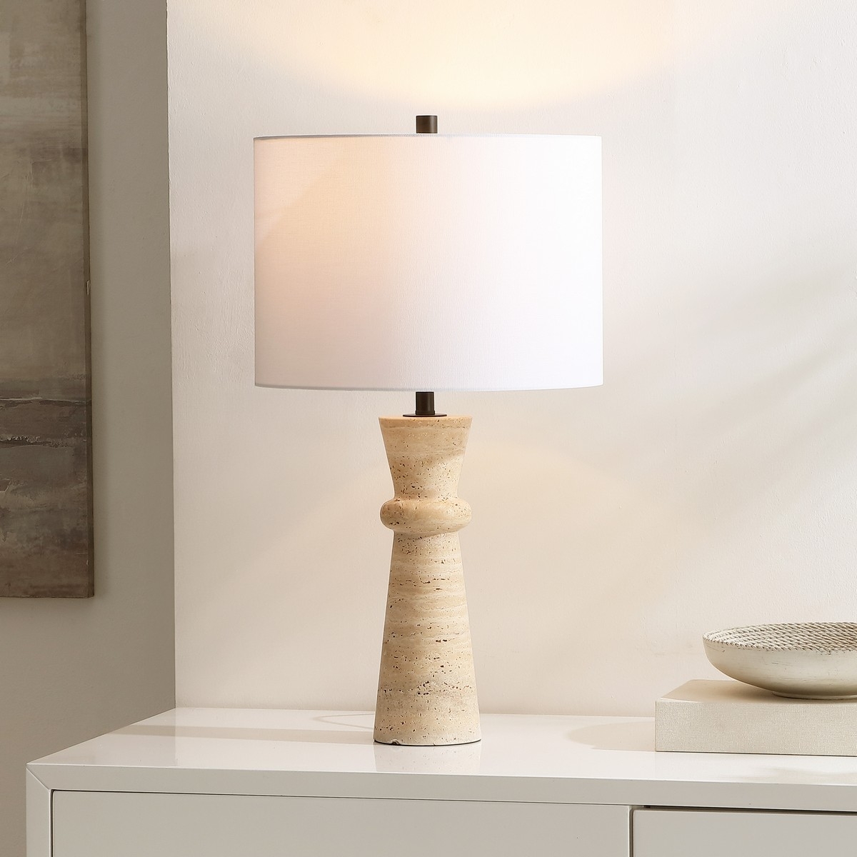 Colette 25.25 Inch Table Lamp - Ivory - Safavieh - Image 1
