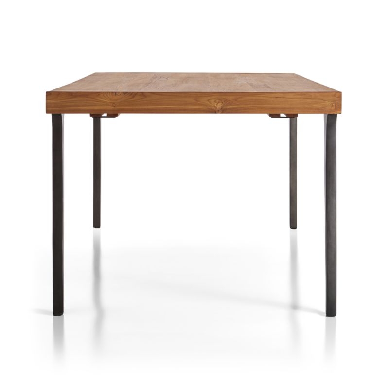 Lakin 81"-119" Teak Extendable Dining Table - Image 10