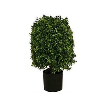 Faux Boxwood Ball Topiary, 24" - Image 1