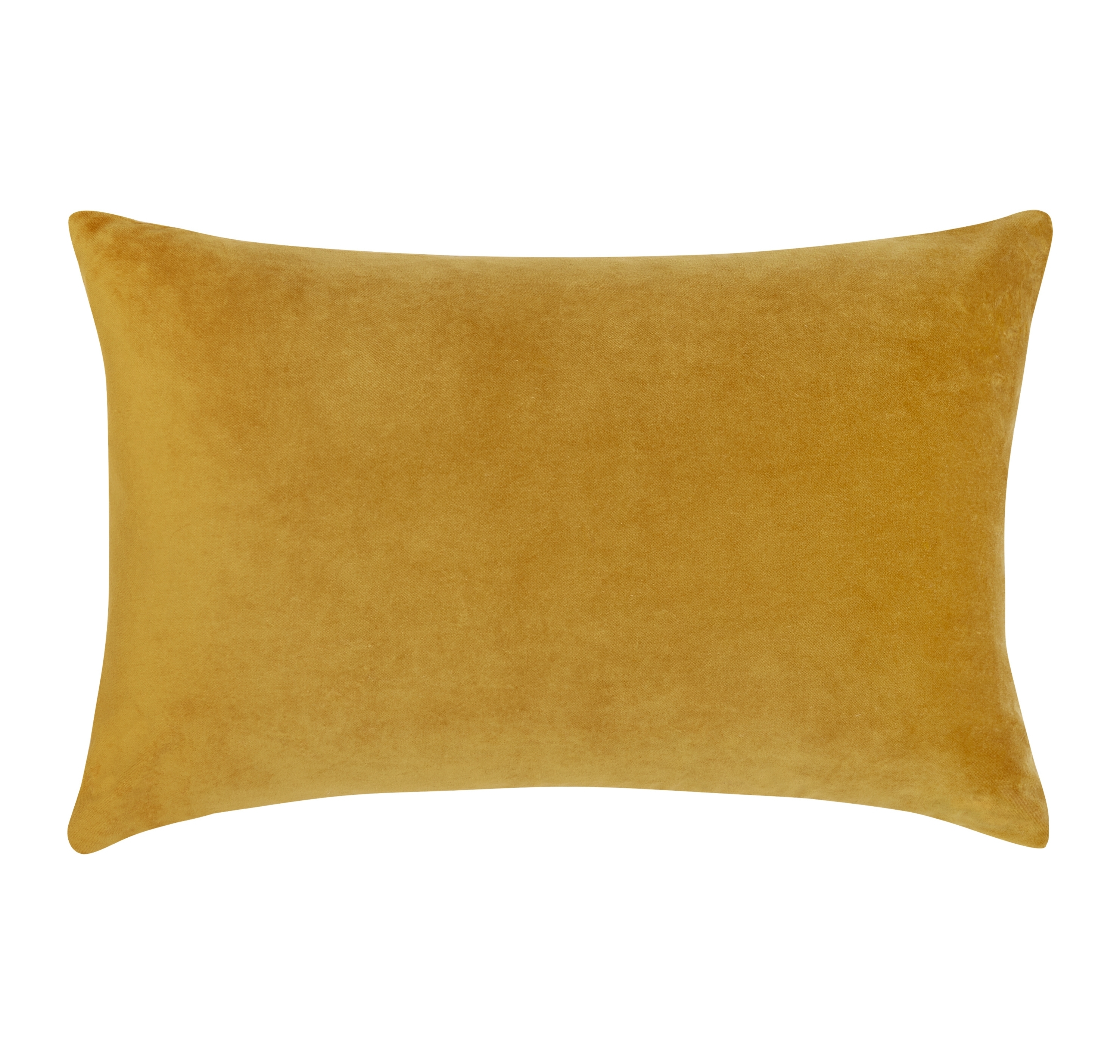 Charlotte Velvet Lumbar Pillow, Goldenrod - Image 0