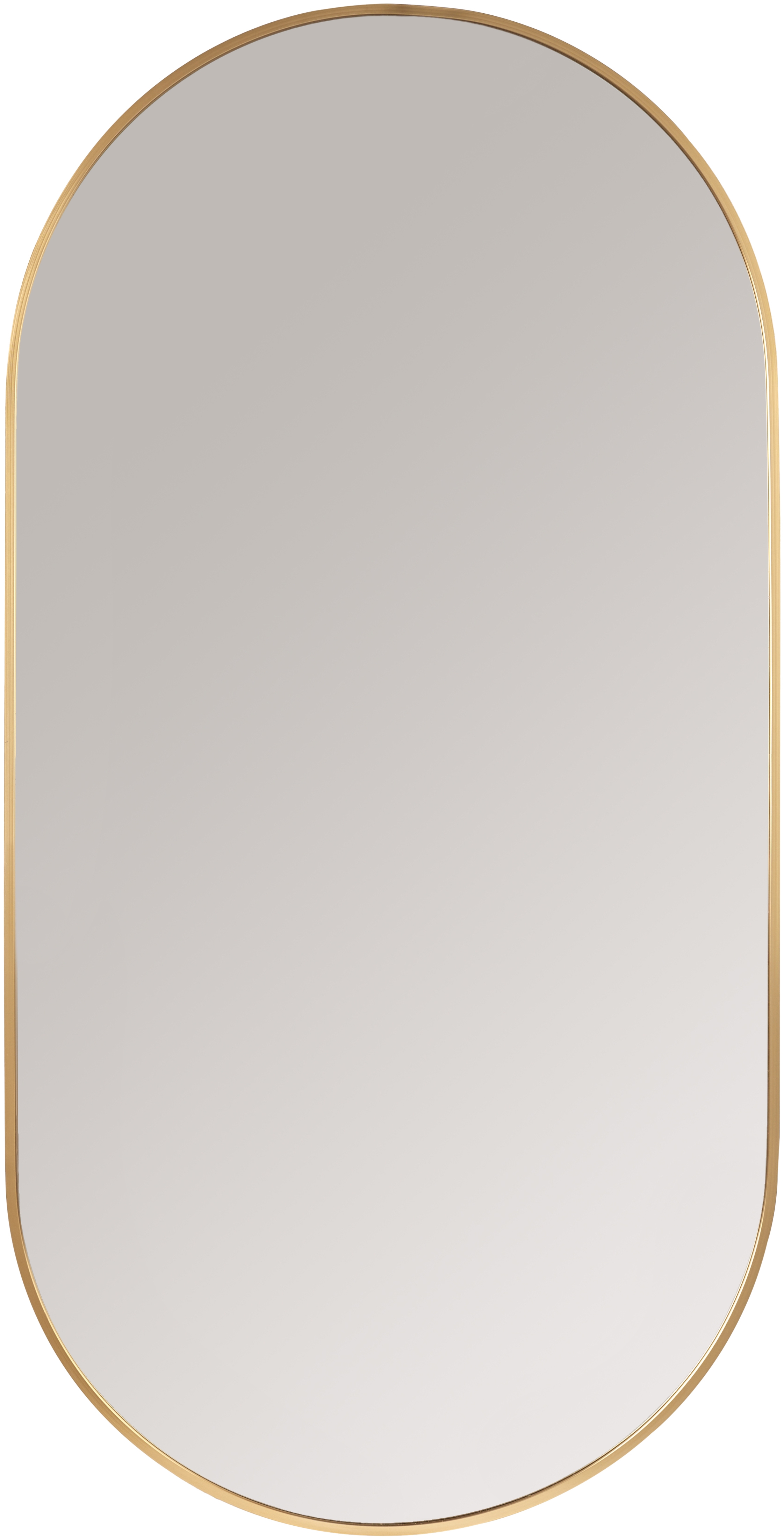 Ceraon Gold 39"H x 20"W x 2"D Accent Mirror - Image 0