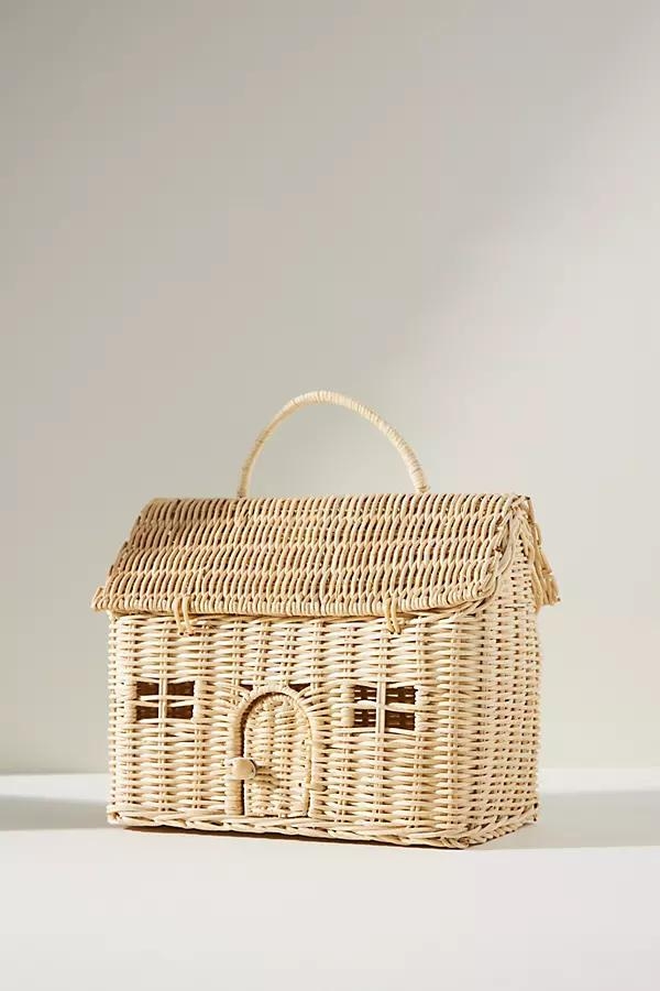 Olli Ella Dollhouse Basket By Olli Ella in Beige - Image 0