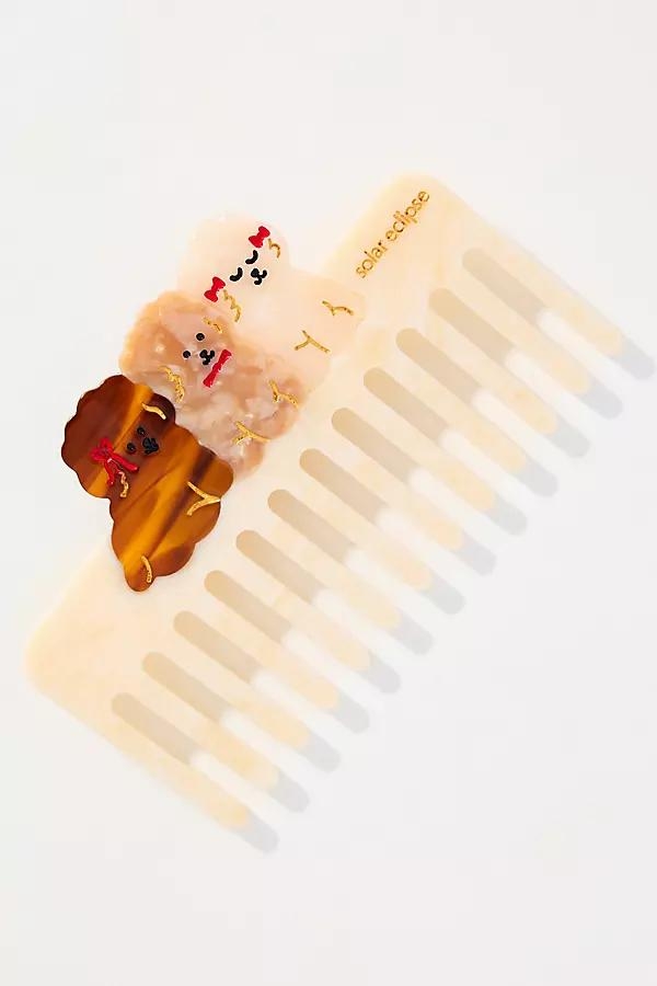 Handpainted Wide Tooth Comb - Image 0