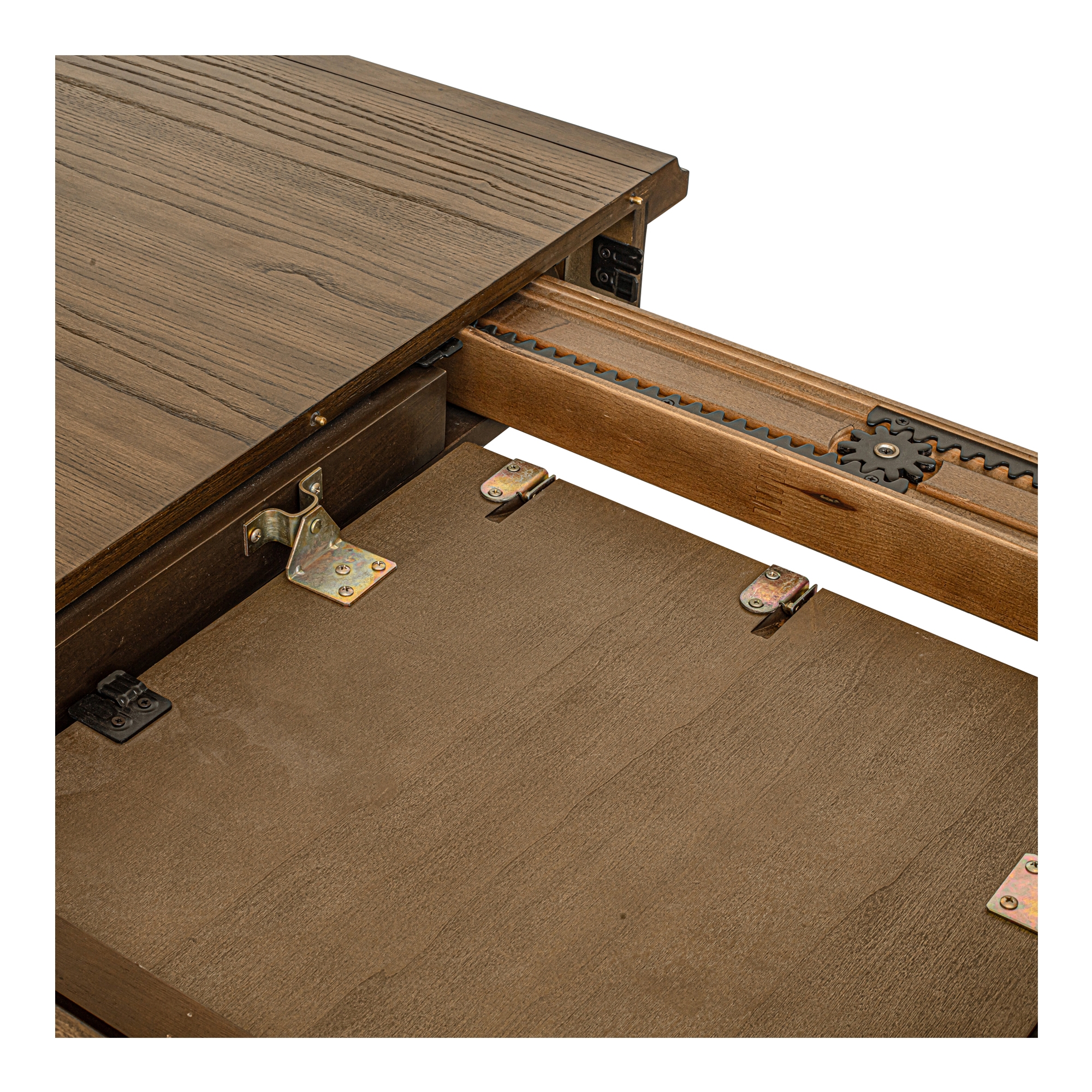 Jamie Extension Dining Table Vintage Brown - Image 7