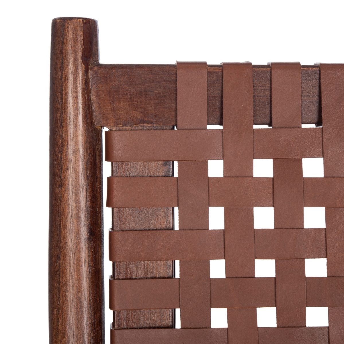 Soleil Accent Chair - Cognac / Brown - Safavieh - Image 2