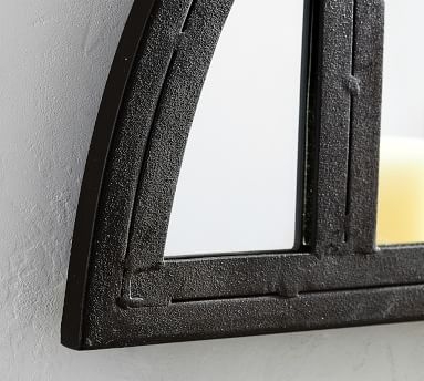 Grid Arch Mirror, Bronze, 15.5" x 31" - Image 2