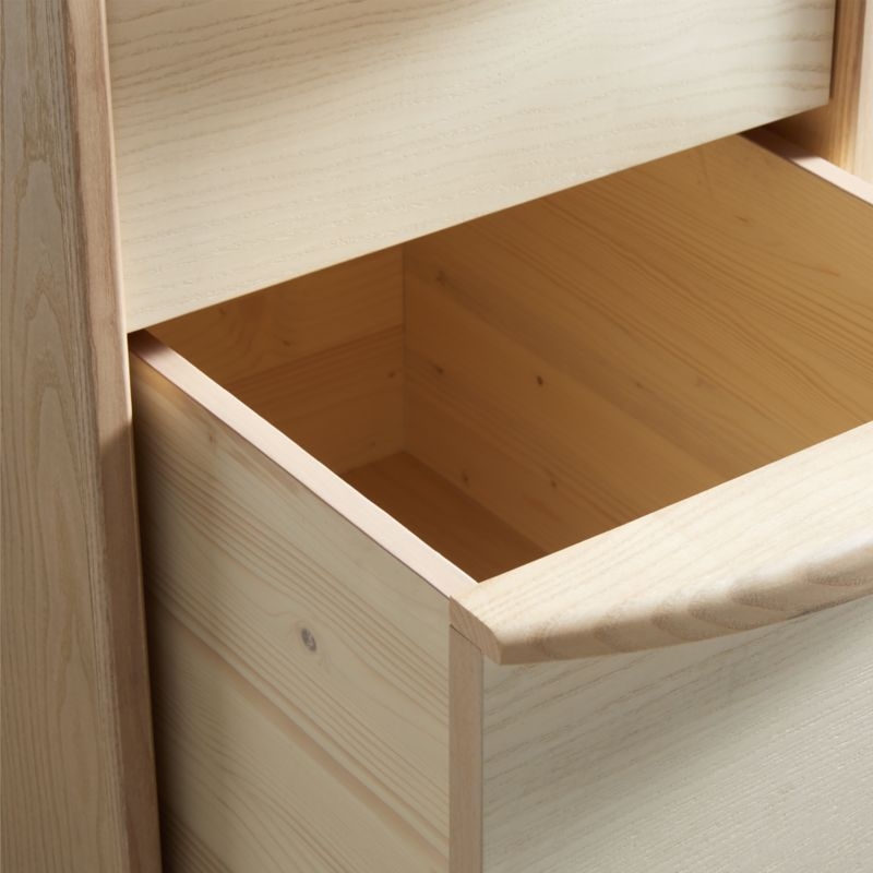 Kaufman 62" Natural and Blonde Wood Desk with File Drawer - Image 10