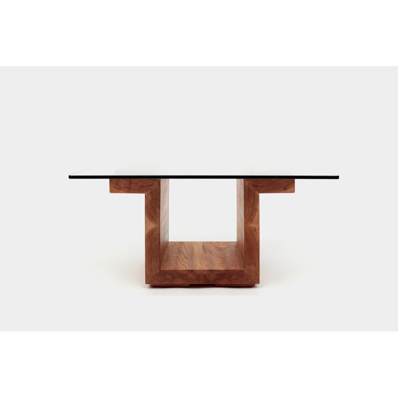 ARTLESS SQG Pedestal Coffee Table with Storage - Image 0