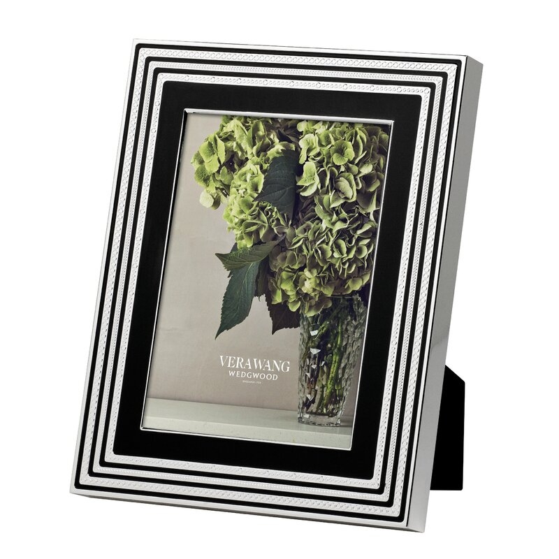 Vera Wang With Love Noir Picture Frame Picture Size: 7" H x 5" W - Image 0