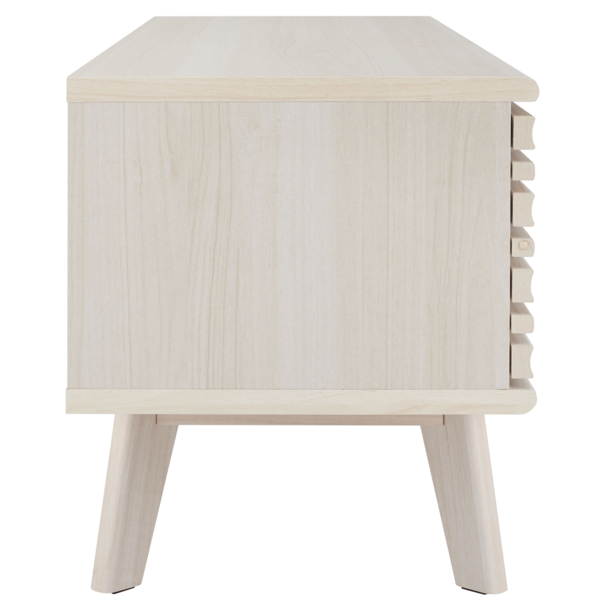 Aurelio 1 Shelf Media Stand - Bleached White - Safavieh - Image 6
