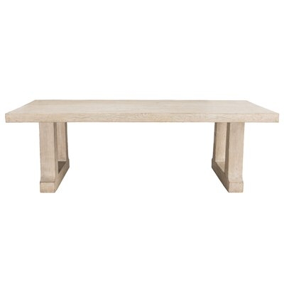 Normand 39.4" Pine Solid Wood Dining Table - Image 0