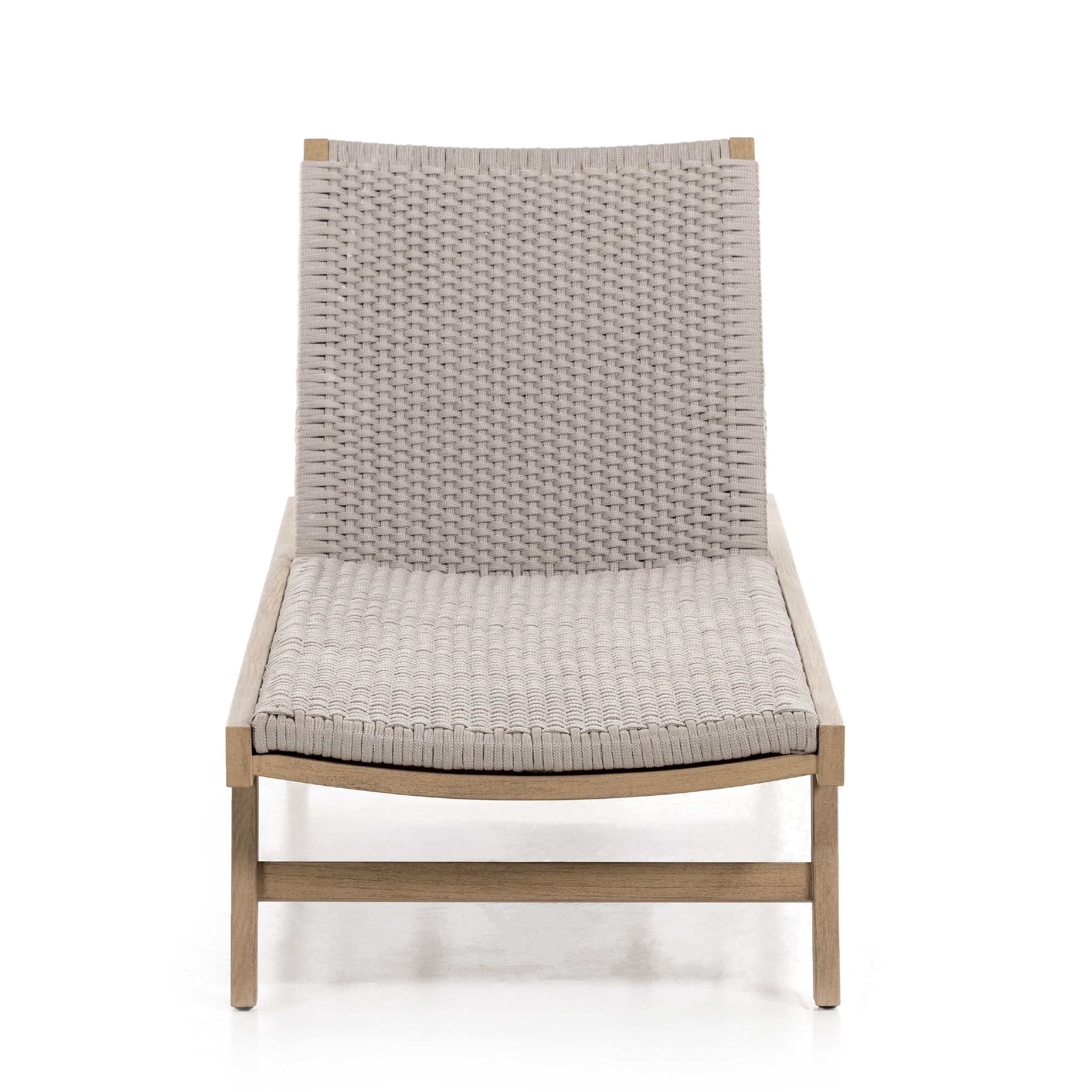 Delano Outdoor Chaise Lounge-Brown - Image 3