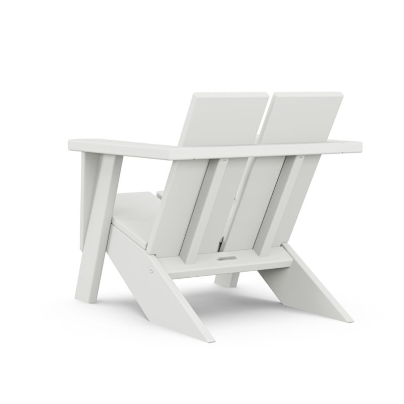 Paso White Outdoor Kids Adirondack Chair by POLYWOOD ® - Image 2