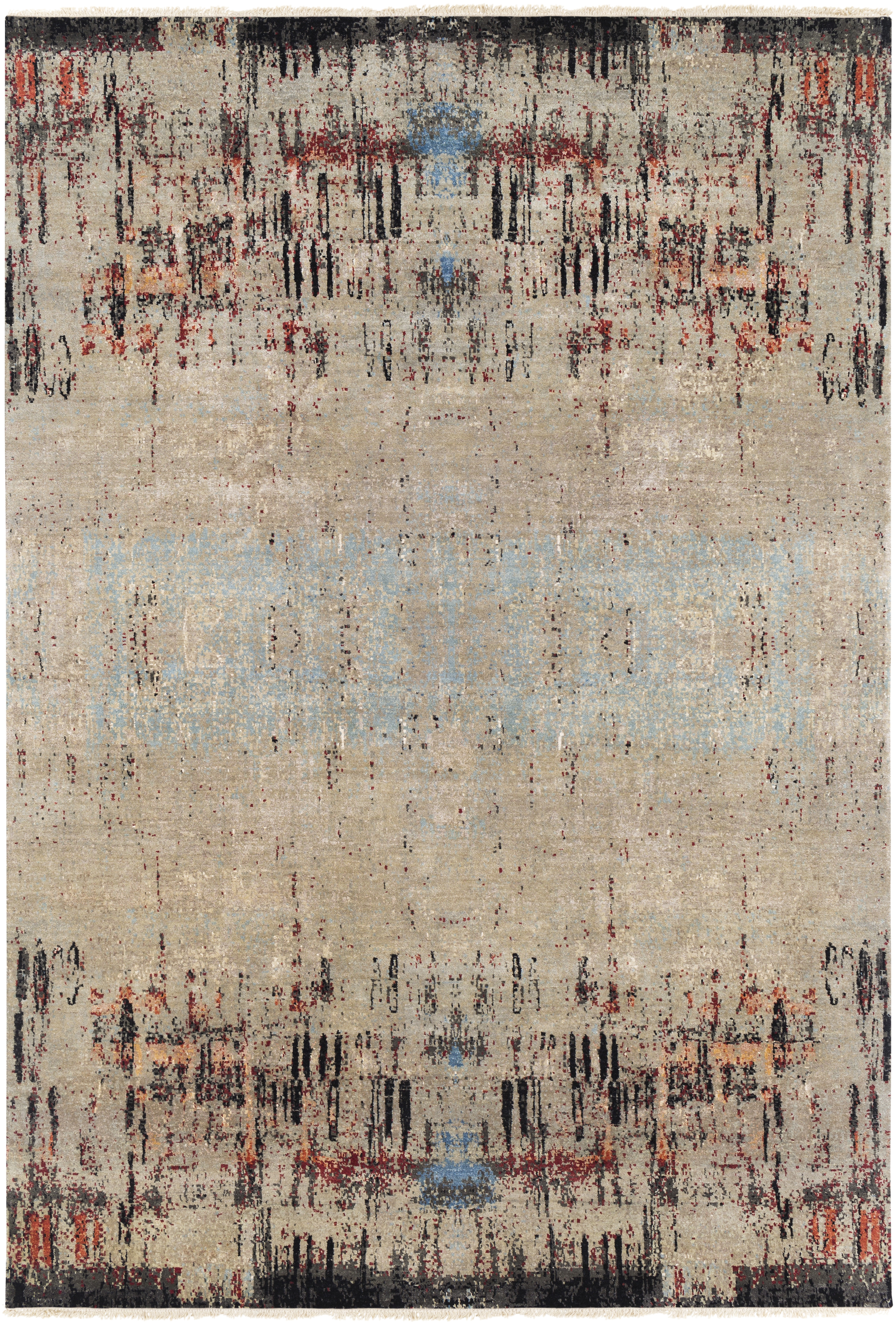Colaba Brown Indoor 9' x 13' Handmade Rug - Image 0