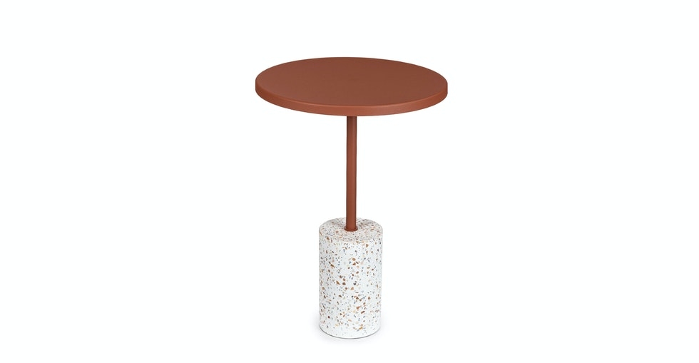 Narro Terrazzo Rust Side Table - Image 0