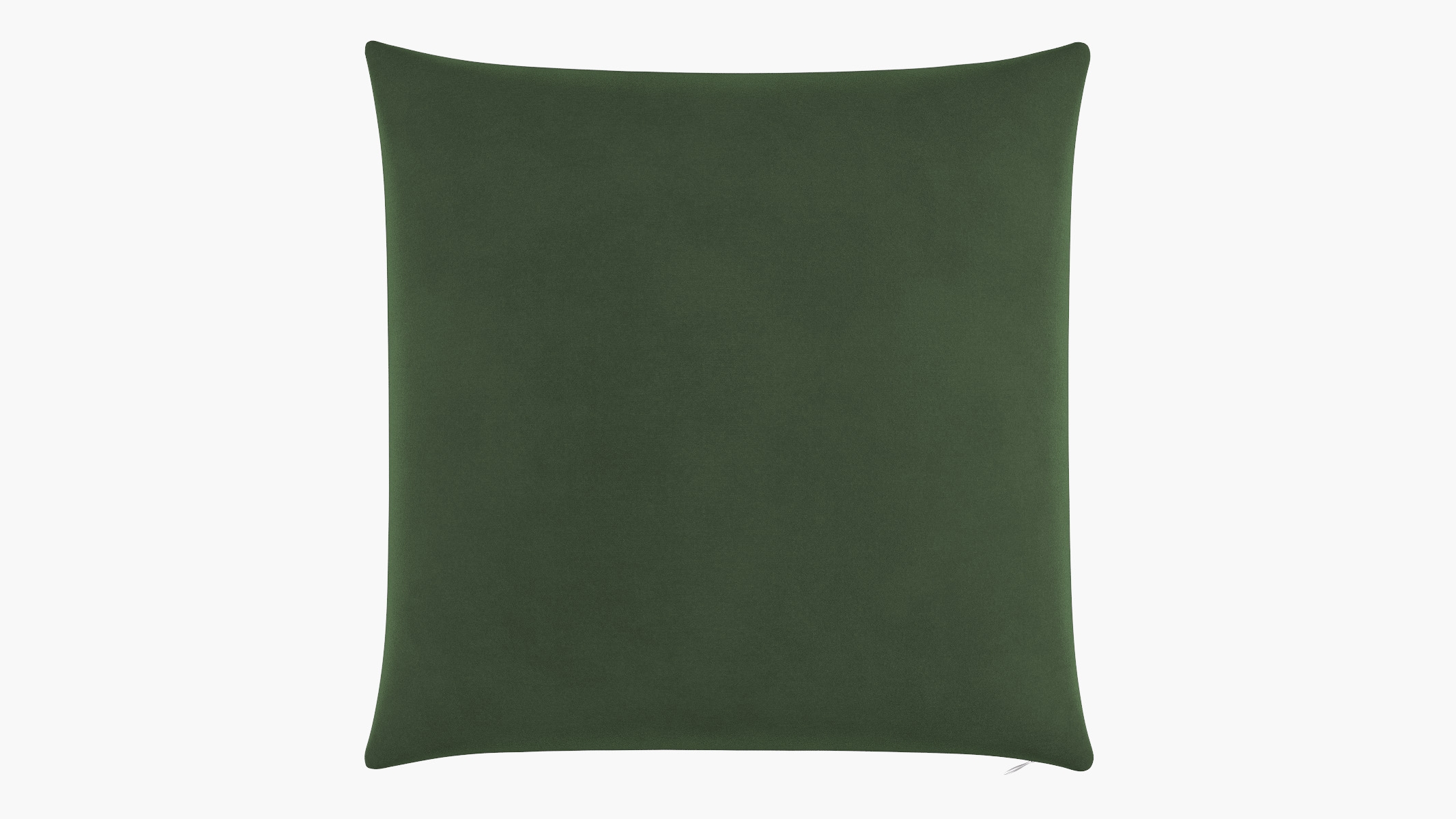 Throw Pillow 26", Emerald Luxe Velvet, 26" x 26" - Image 0