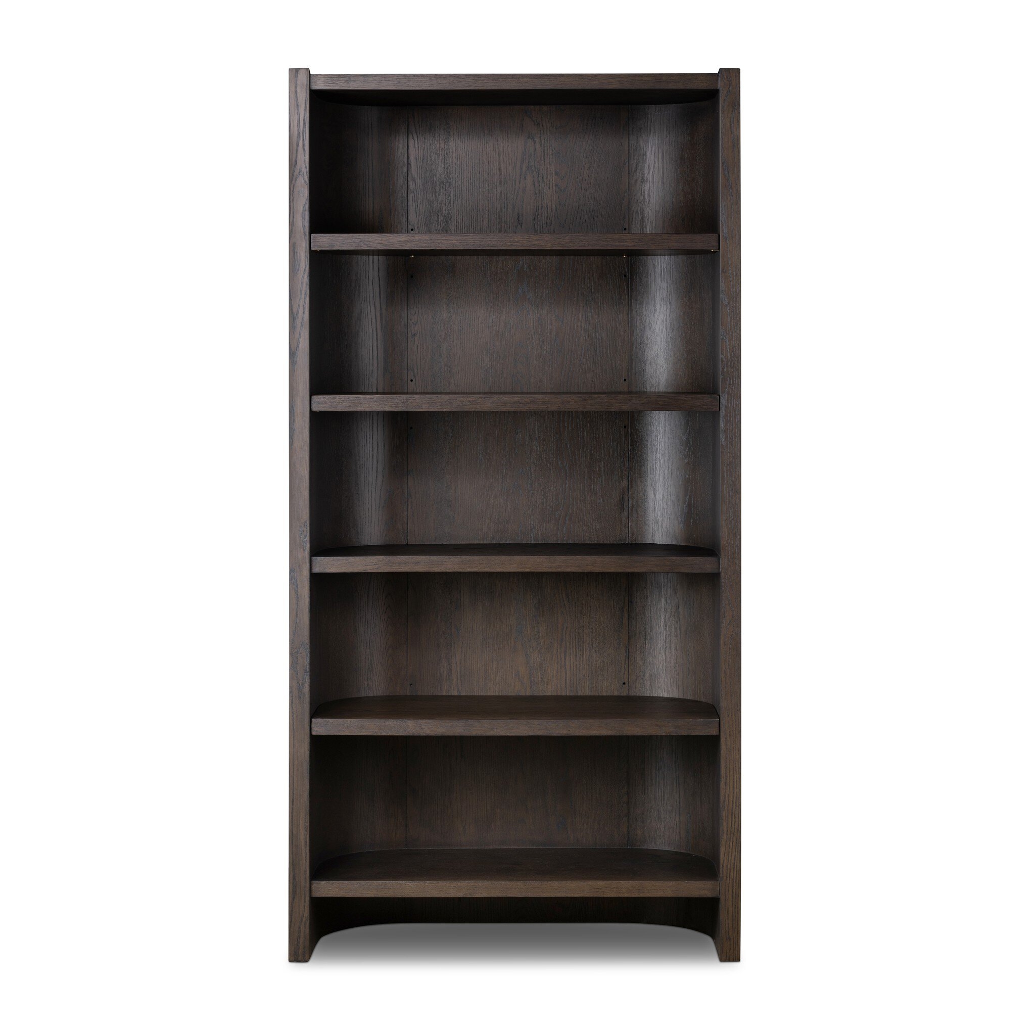 Lockhart Bookcase - Rubbed Black Oak Solid - Image 3