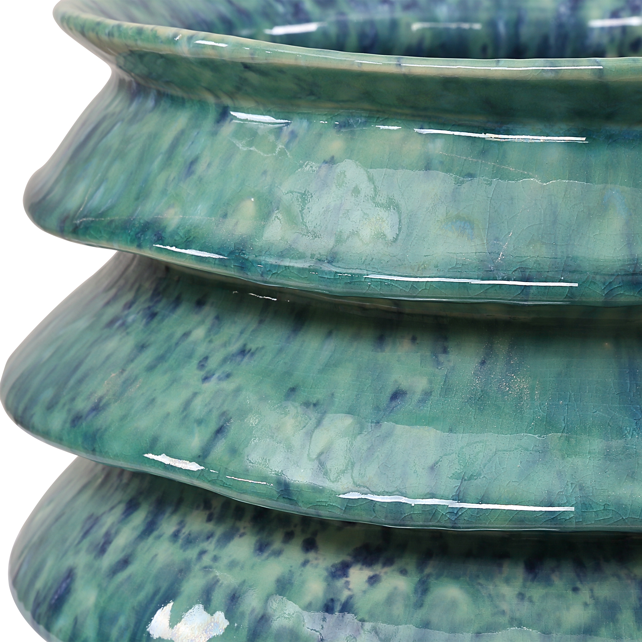 ZigZag Blue Green Bowls Set/2 - Image 3