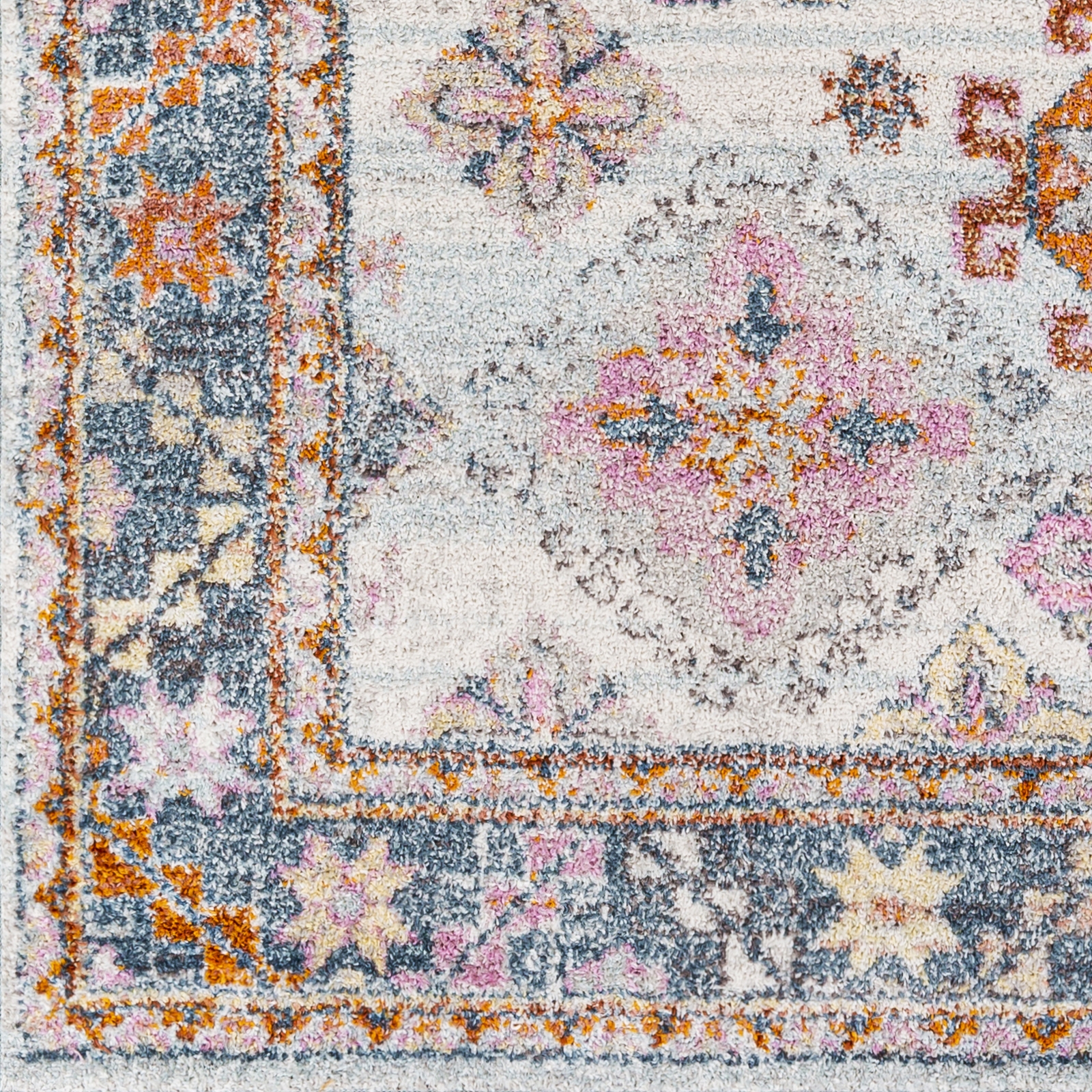 New Mexico Blue Indoor 2' x 3' Machine Woven Rug - Image 5