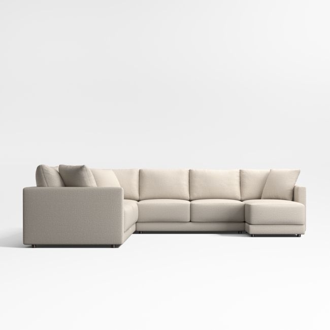 Gather Deep 4-Piece L-Shaped Sectional Sofa - Image 0