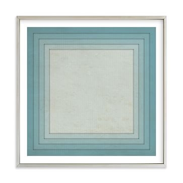 Depth by Jennifer Morehead, White Wood Frame, 11"x11" - Image 1