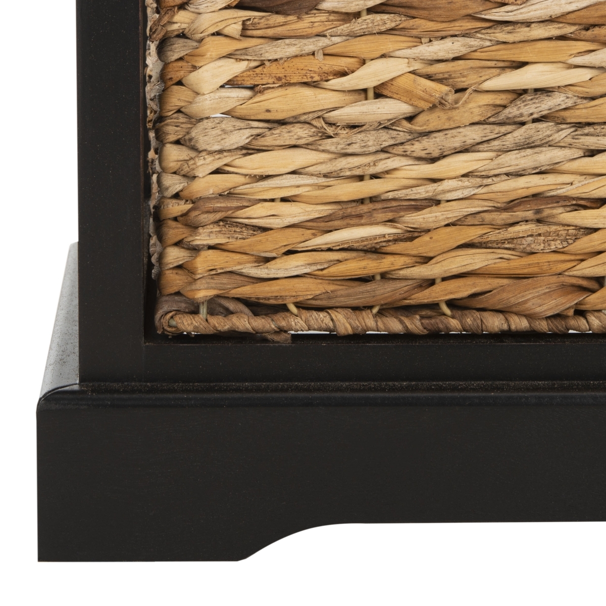 Halle Storage Side Table - Distressed Black - Safavieh - Image 3