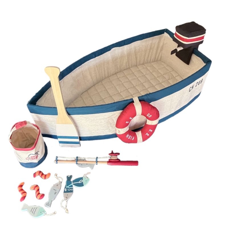 Wonder & Wise by Asweets Gone Fishing Boat Toddler Activity Toy - Image 4