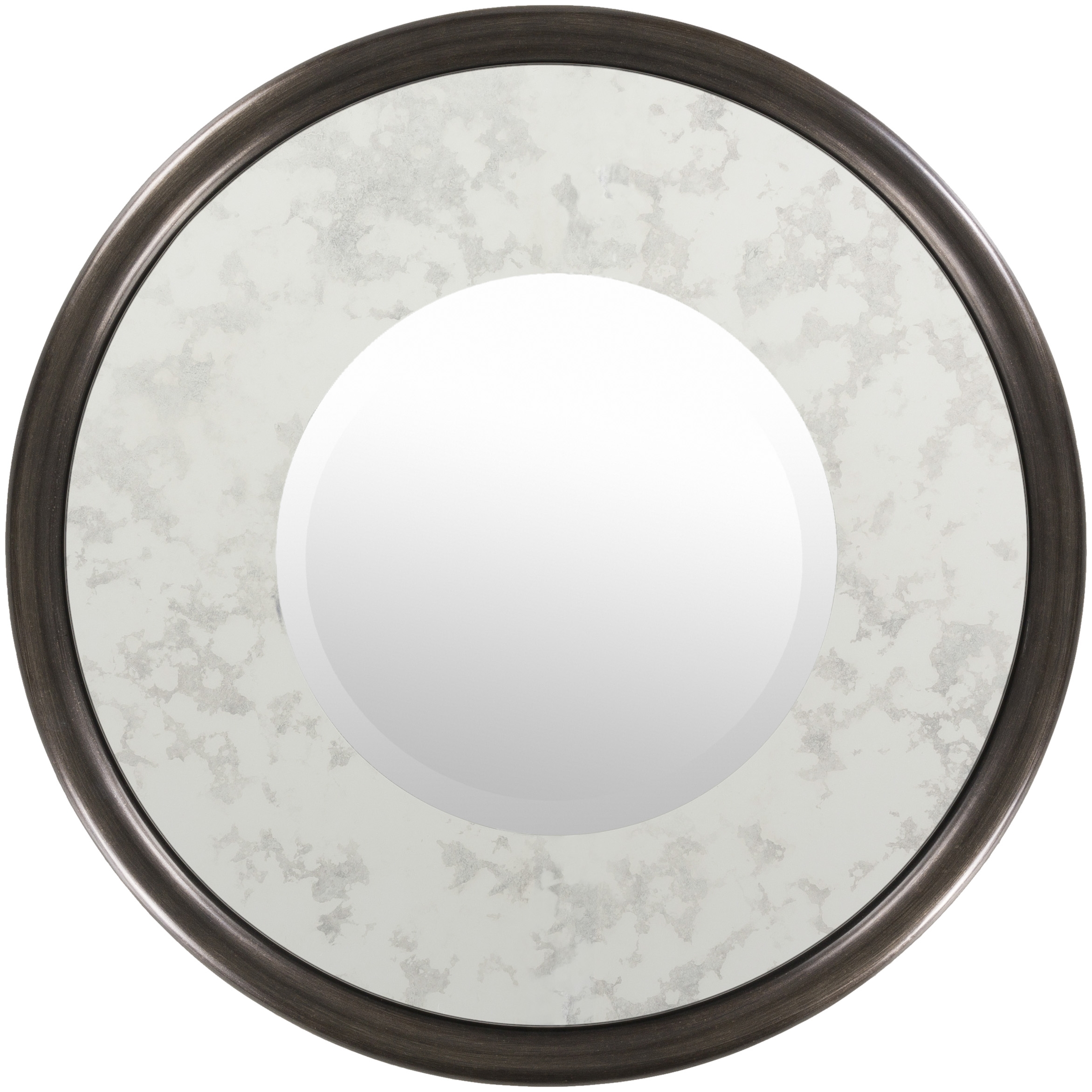 Turpin Metallic - Silver 26"H x 26"W x 2"D Mirror - Image 0
