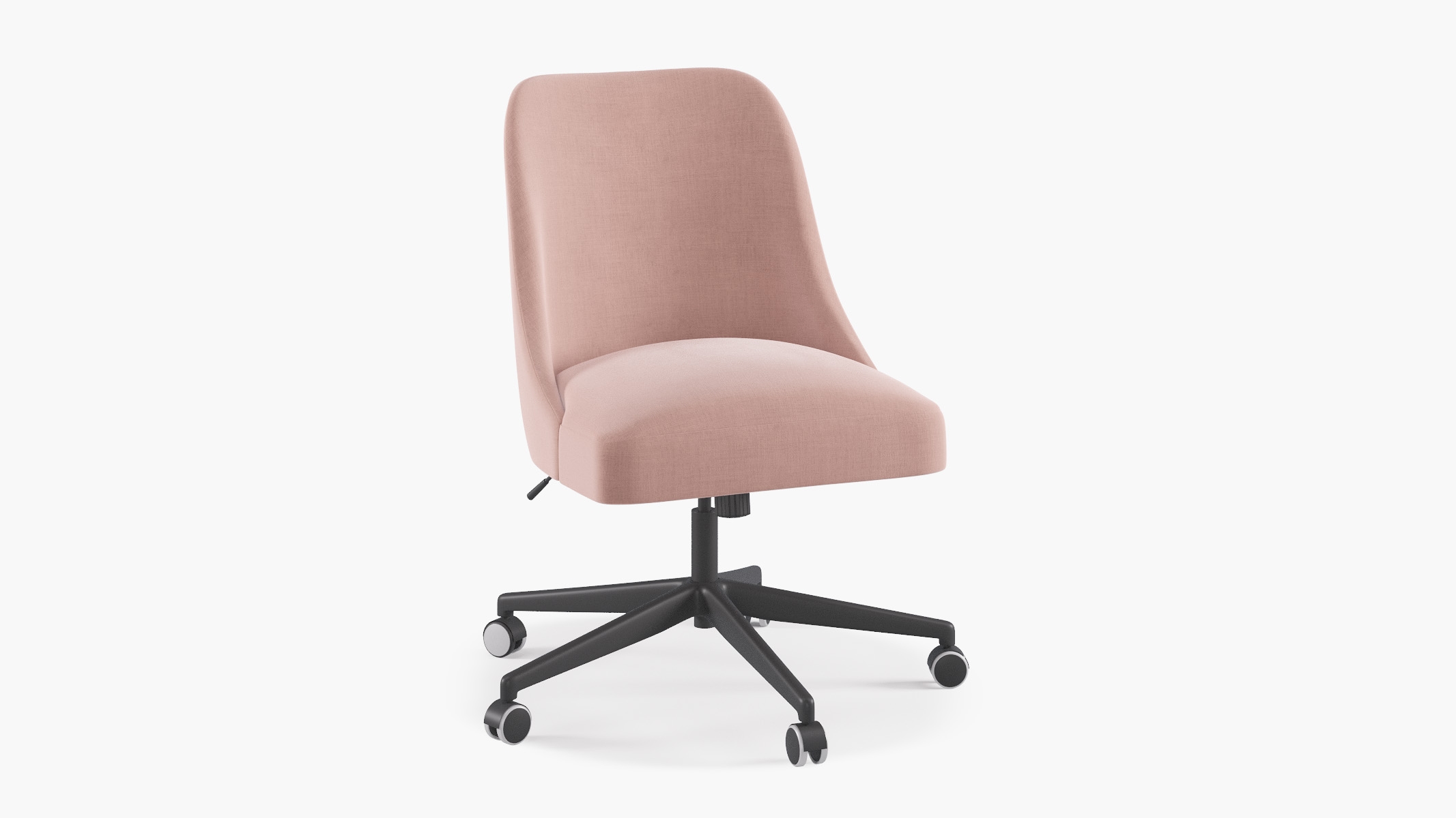 Tailored Task Chair, Blush Everyday Linen - Image 1