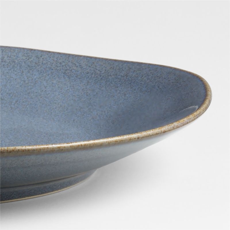 Marin Slate Blue Stoneware Salad Plates, Set of 8 - Image 4