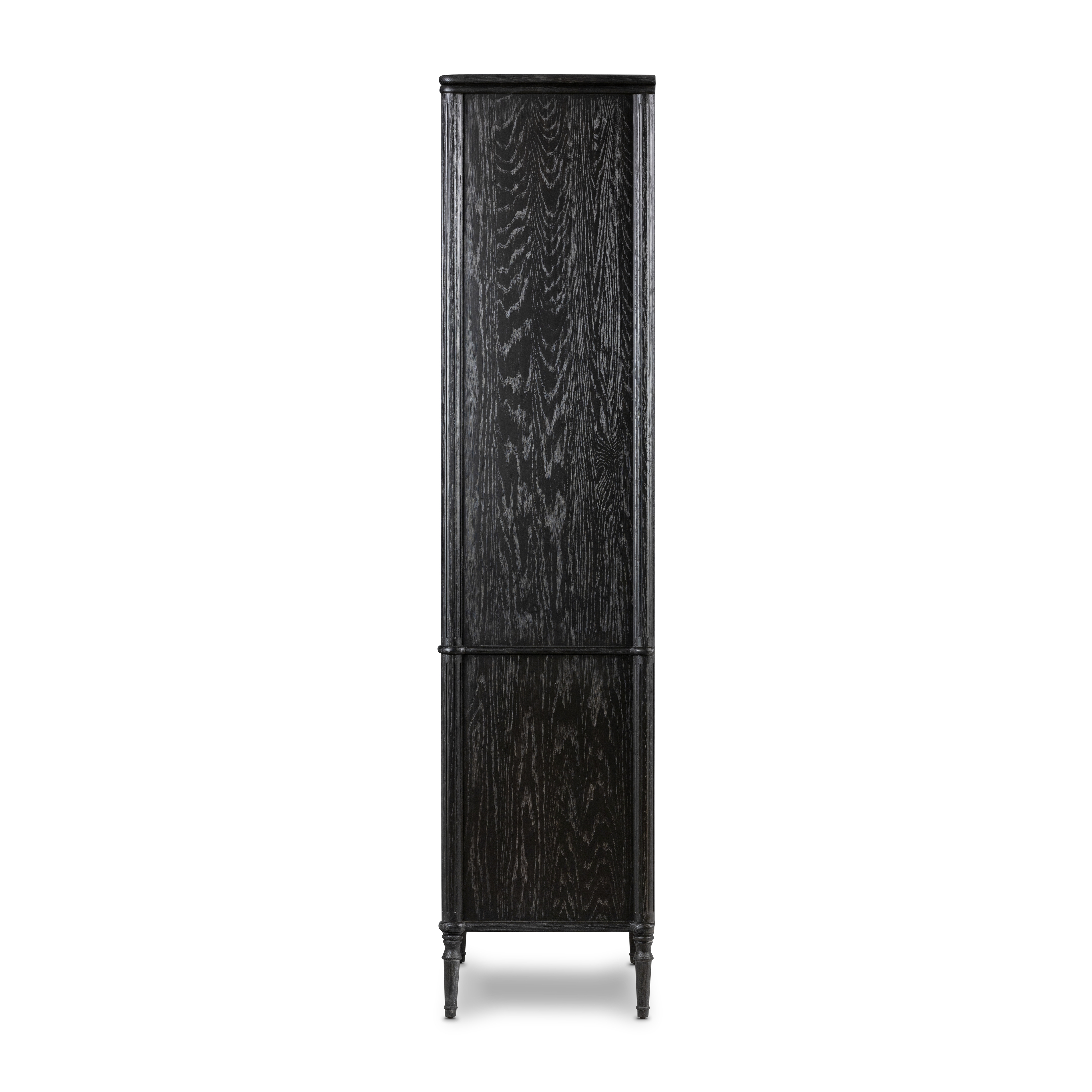 Toulouse Cabinet-Distressed Black Oak - Image 5