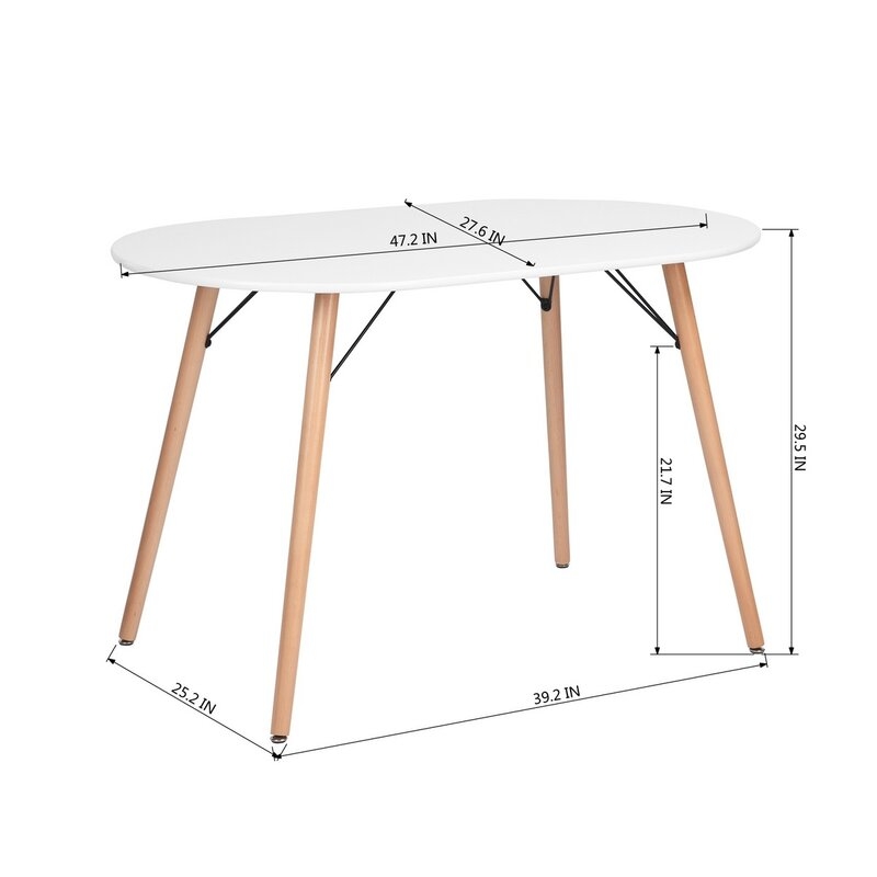 Conerly Oval 27.6" Dining Table - Image 3