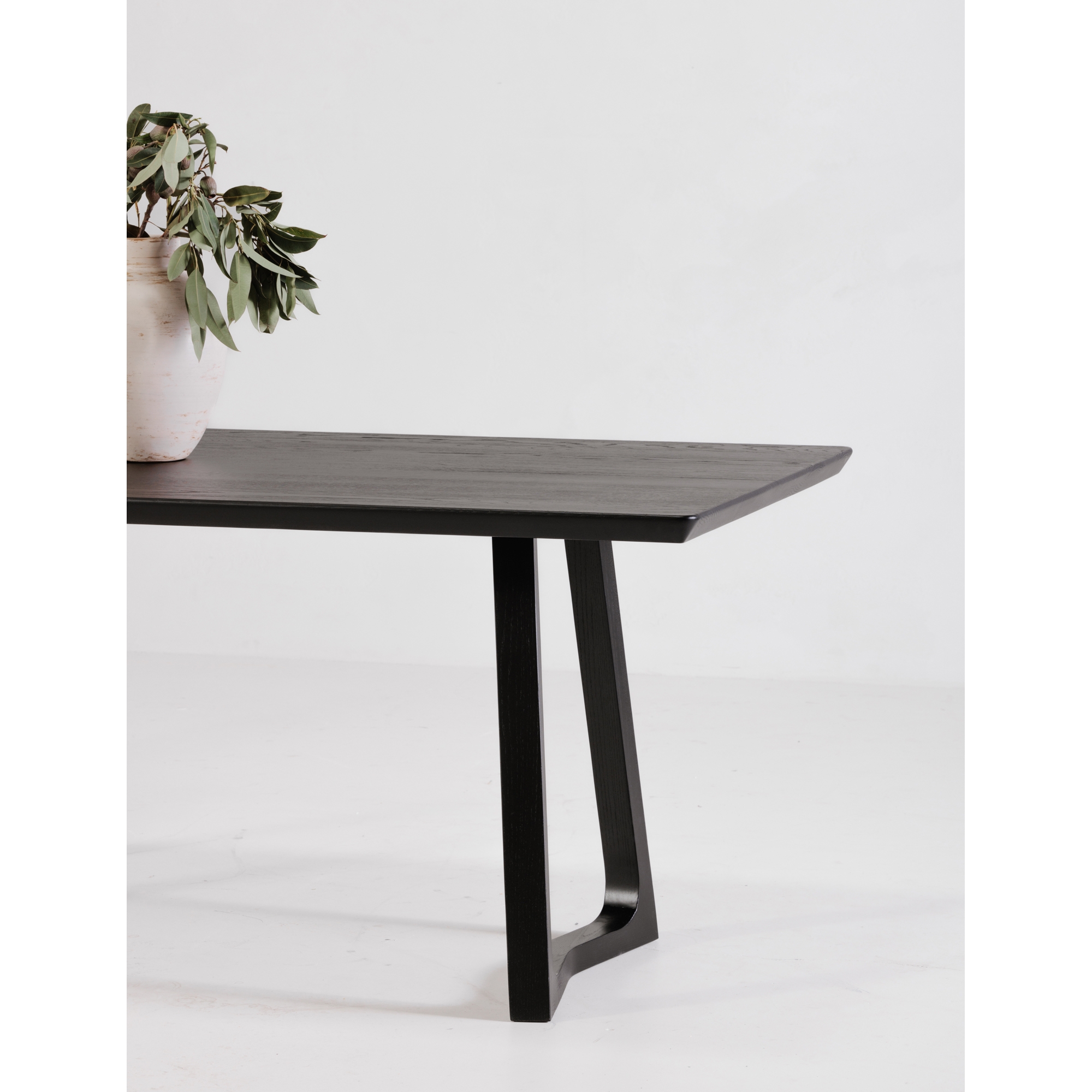 Silas Dining Table Black Ash - Image 5