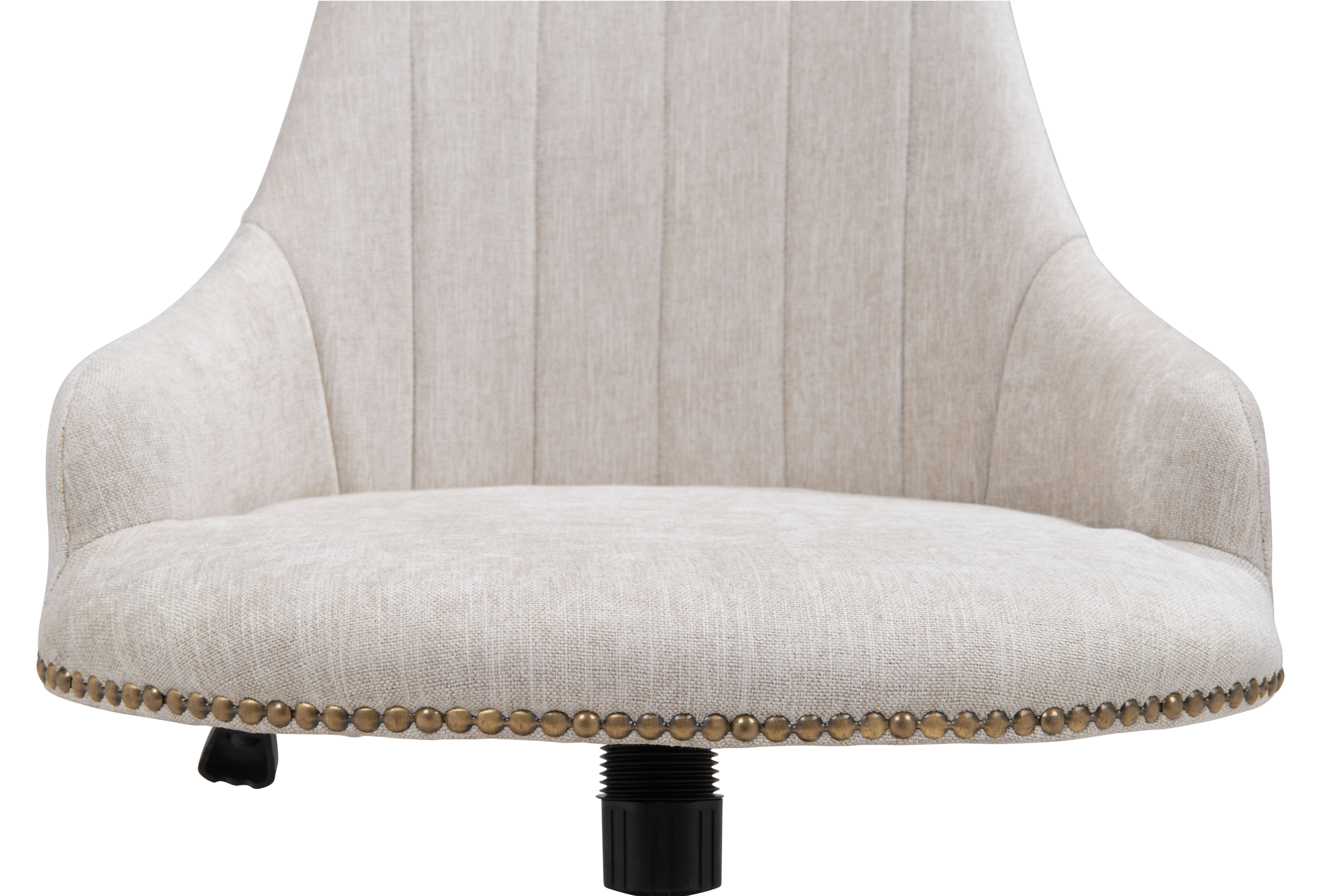 Gables Office Chair, White Poly Linen - Image 1