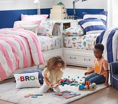 Bro Throw Pillow, 12X16, White - Image 1
