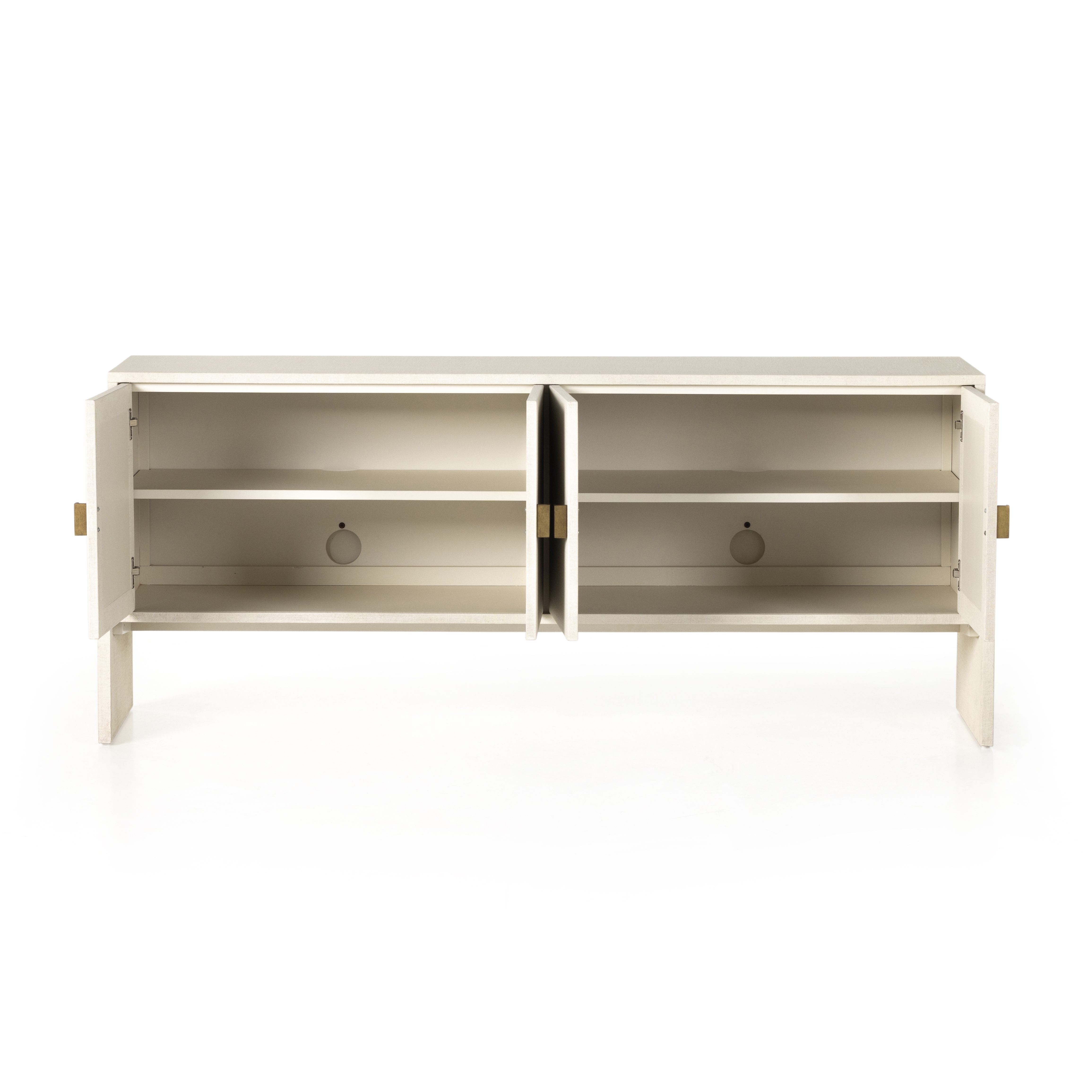 Cressida Sideboard - Ivory Painted Linen - Image 4