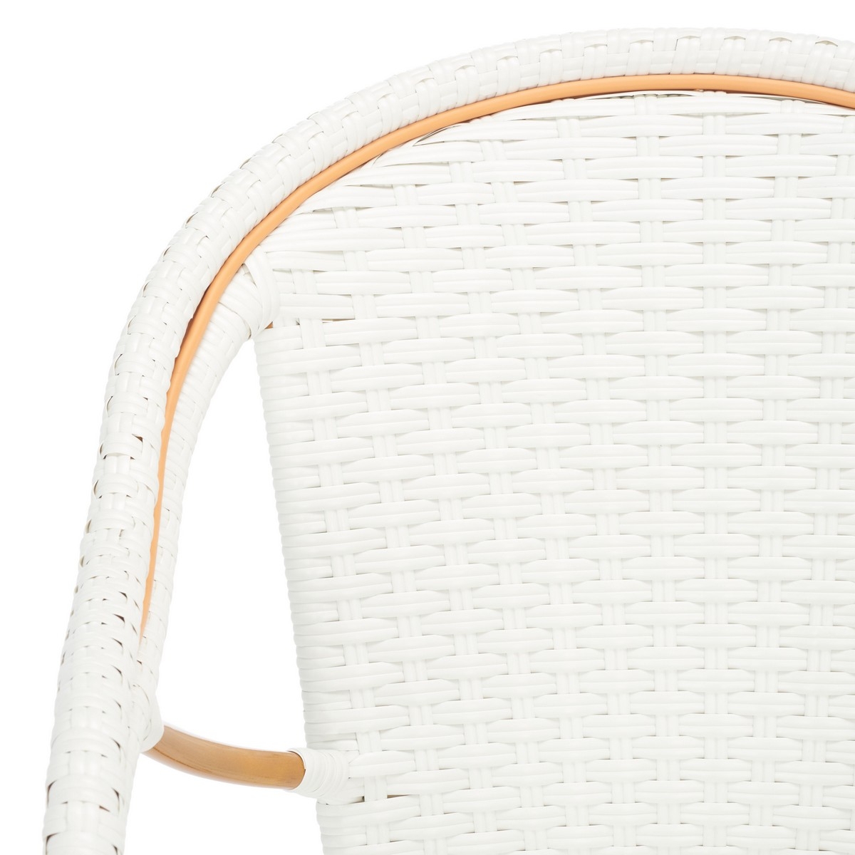 California Counter Stool W Arm - White - Safavieh - Image 2