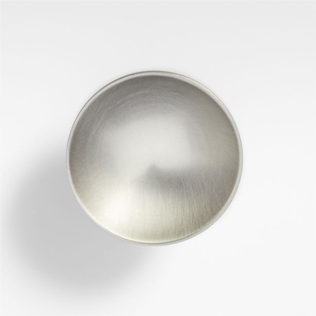 Dish Brushed Nickel Knob - Image 0